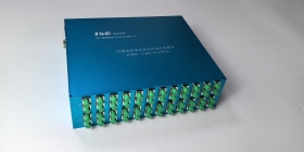 24通道电控保偏光纤延迟线模组延时范围0-660ps，精度3.3fs